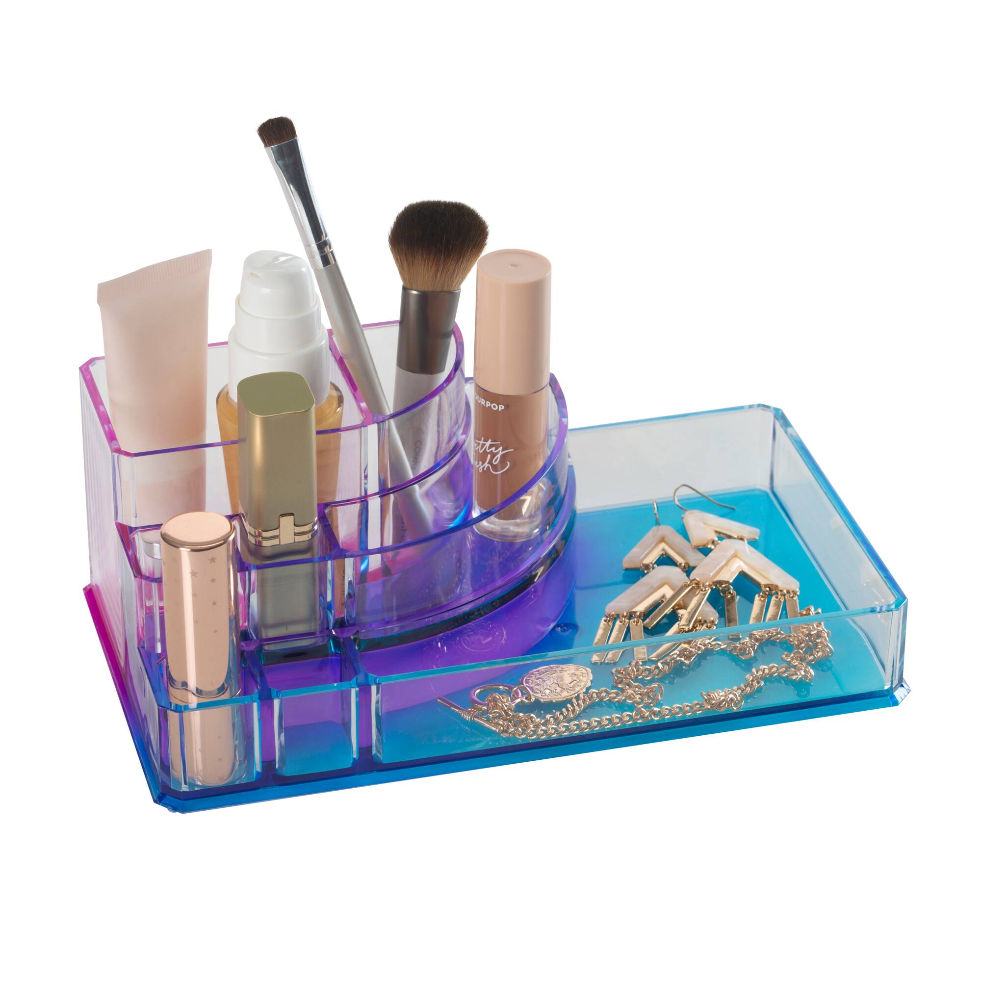 Simplify 8 Section Cosmetic & Jewelry Ombre Holder